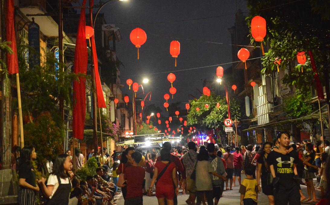 Festival Imlek 2571 di Kawasan Gajah Mada Denpasar