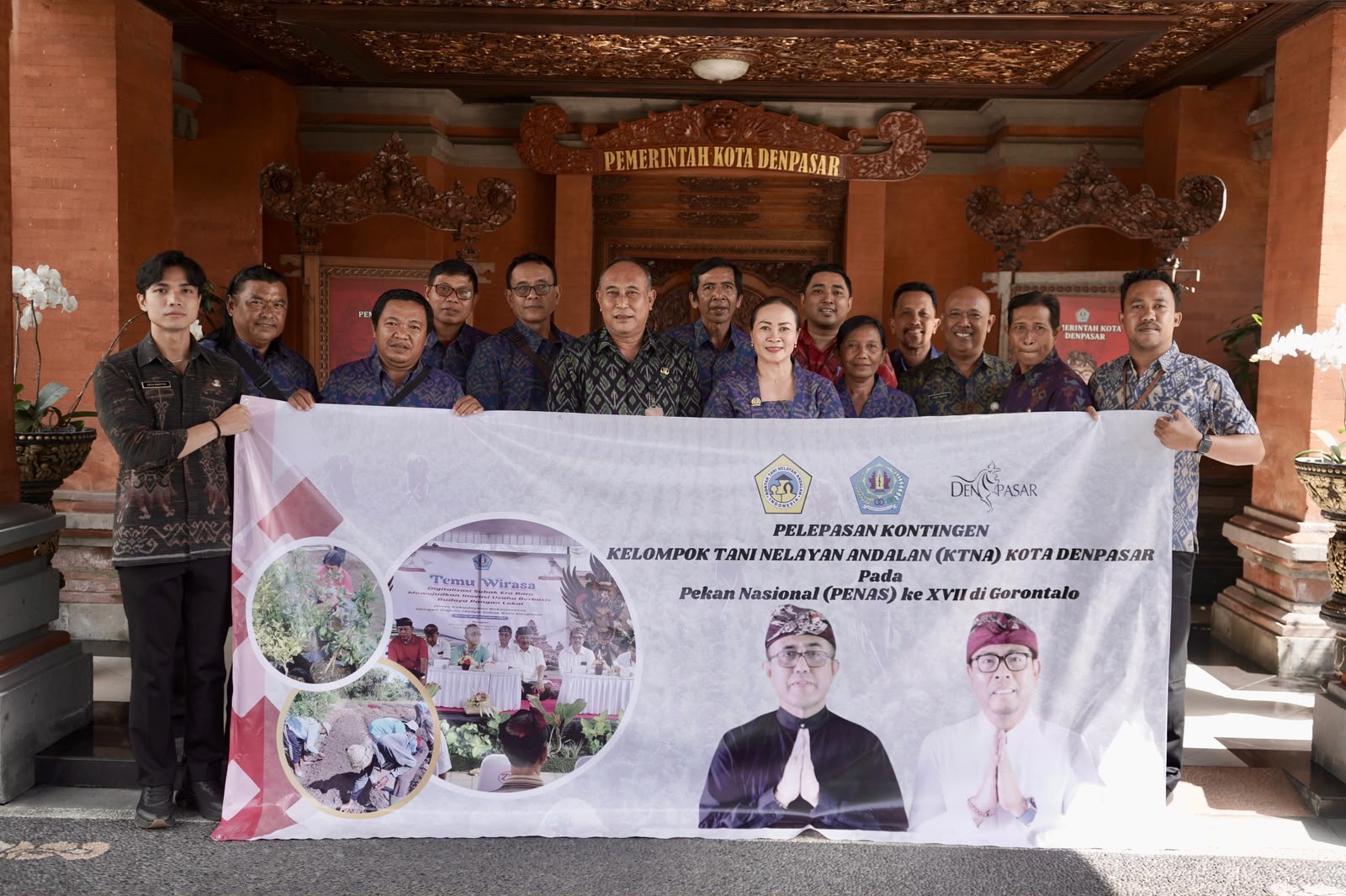 Lepas Kontingen KTNA, Jaya Negara Minta Delegasi Denpasar Berikan Penampilan Terbaik