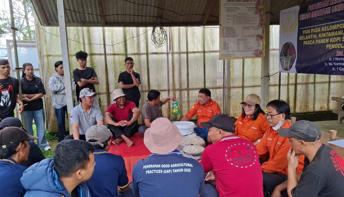 Program PBM Universitas Warmadewa Dorong Kopi Belantih Tembus Pasar Premium