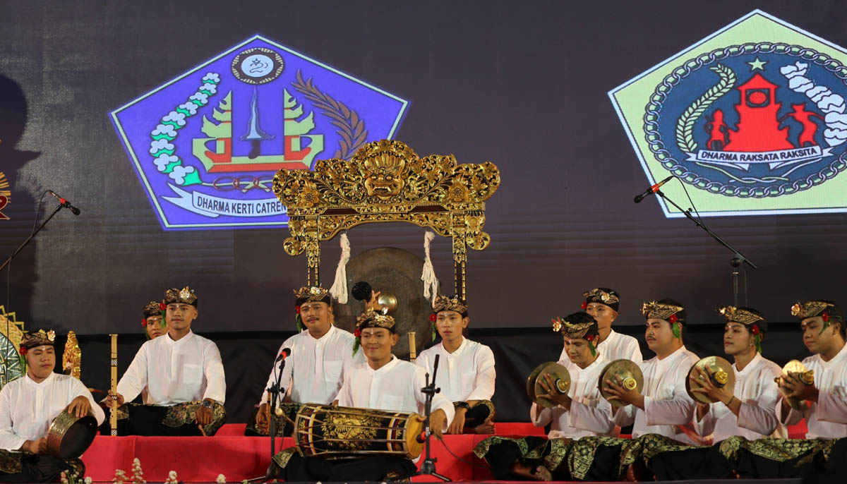 Semarak Pekan Budaya Gianyar, Baleganjur Bebarongan Tampil Penuh Spirit