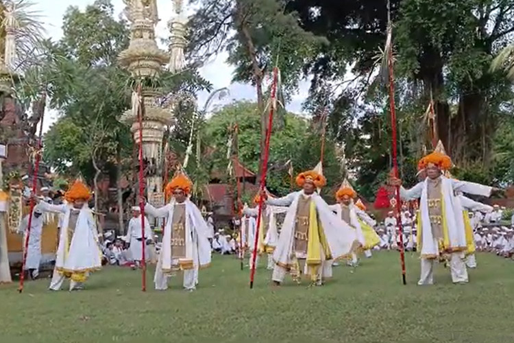 Tari Baris Gede Telek dan Gending Ancag-Ancagan Jadi Warisan Budaya Takbenda