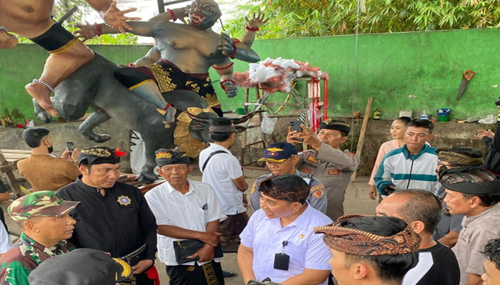 Jelang Pengerupukan Nyepi 2025, Tim Pengawasan Ogoh-Ogoh Sosialisasi ke Teruna Teruni
